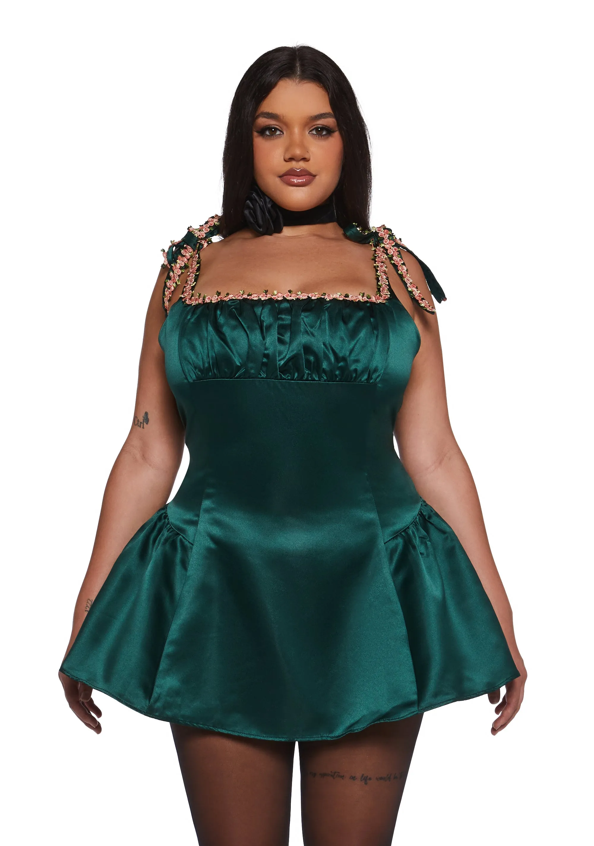 Mayfair Residence Mini Dress - Green sold by Dolls Kill product image thumbnail 2