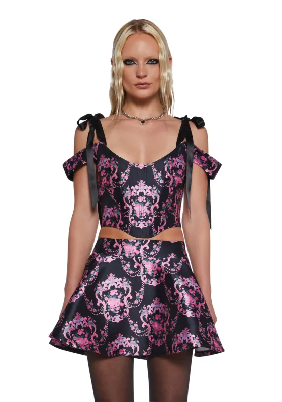 Royally Romantic Corset Top sold by Dolls Kill