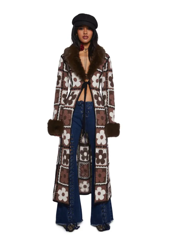 Wild And Free Crochet Cardigan sold by Dolls Kill