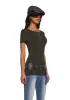 Sweet Rebellion Short Sleeve Top - Dark Green sold by Dolls Kill