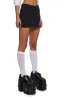 Don’t Even Go There Mini Skort - Black sold by Dolls Kill