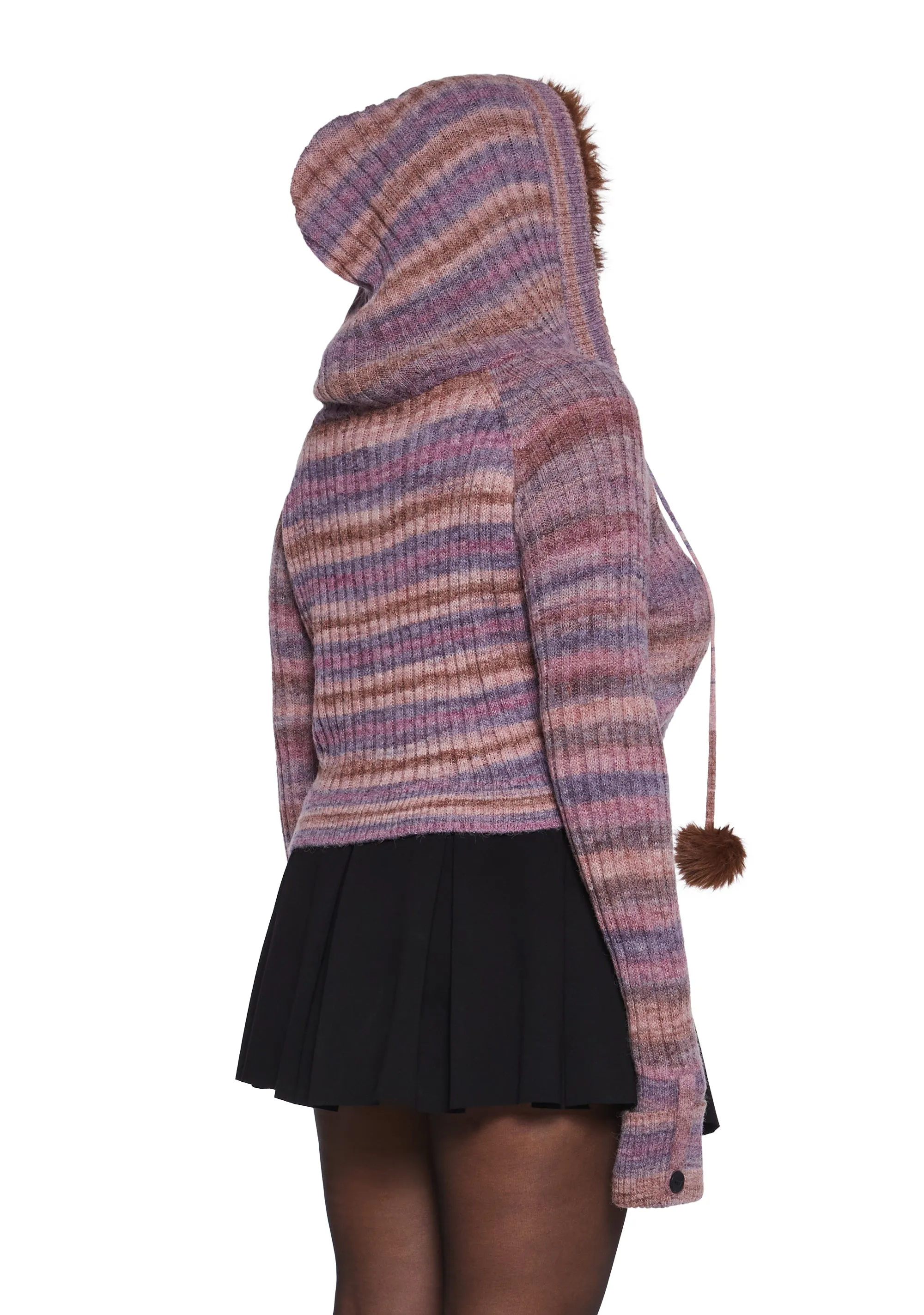 Plus Punky Pop Knit Cardigan sold by Dolls Kill product image thumbnail 4