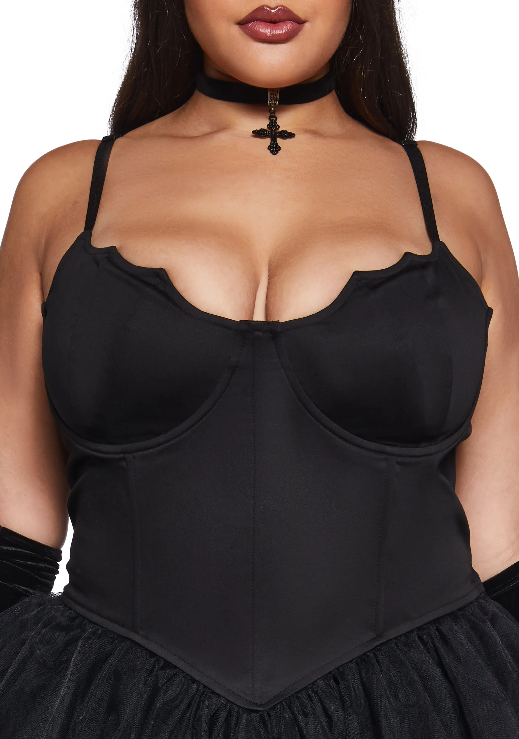 Plus Fleeting Optimism Mini Dress sold by Dolls Kill product image thumbnail 4