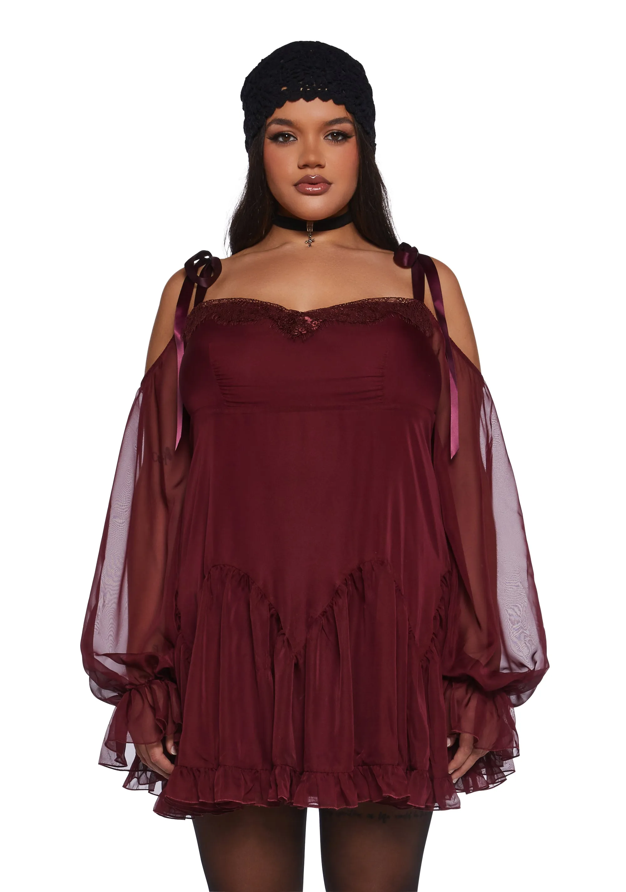 Whirlwind Radiance Mini Dress - Red sold by Dolls Kill product image thumbnail 2