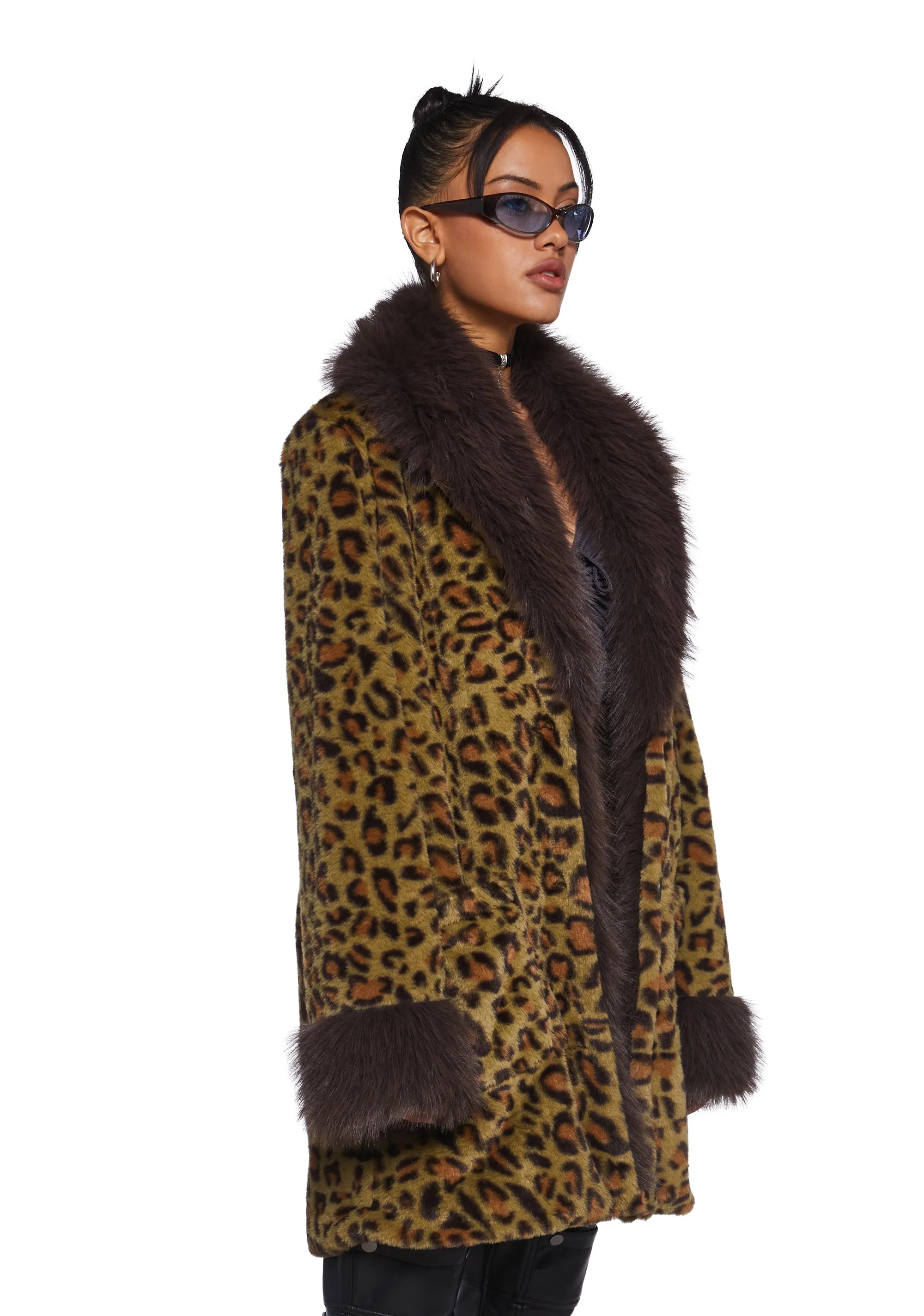 Wild Aura Faux Fur Coat sold by Dolls Kill product image thumbnail 4