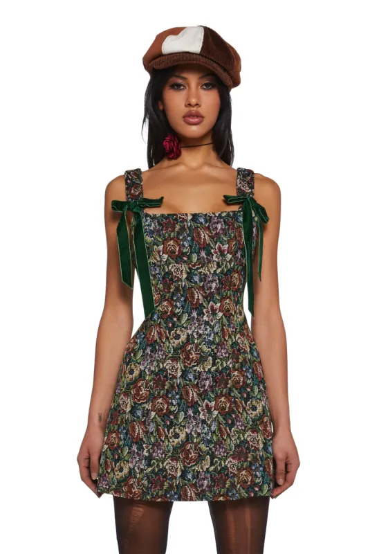 Pixie Stardust Mini Dress - Jacquard sold by Dolls Kill