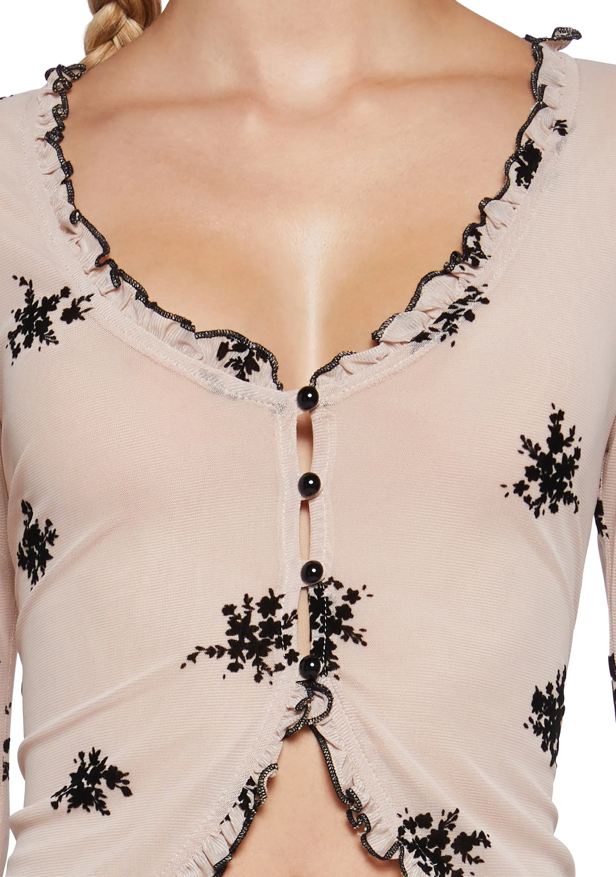 Ganin Long Sleeve Top sold by Dolls Kill product image thumbnail 5