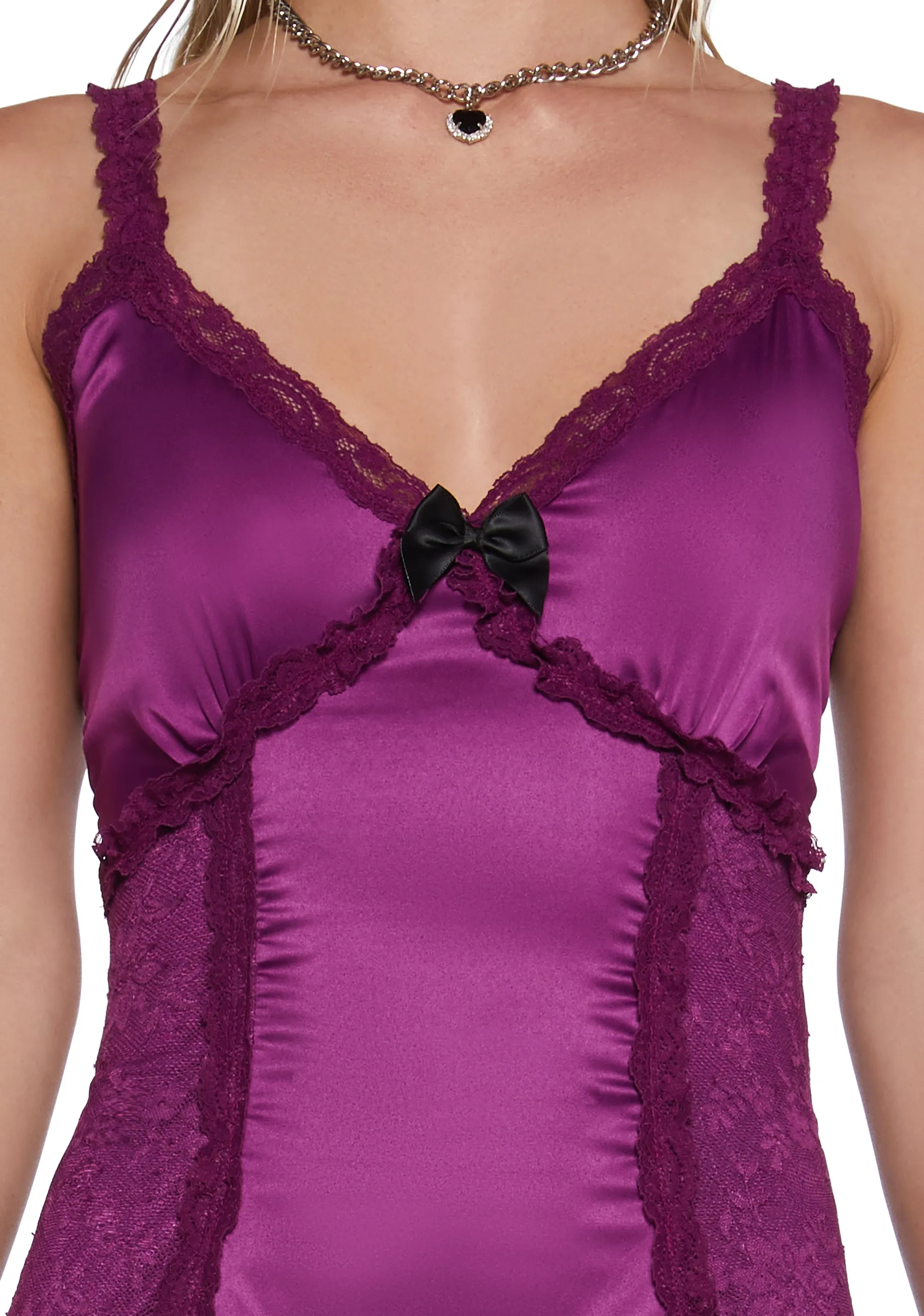 Heartbreak Heiress Slip Dress sold by Dolls Kill product image thumbnail 5