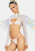Angel Blinged Out Sheer Lingerie Set sold by Dolls Kill