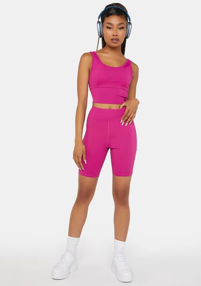 Festival Fuschia Kora Sports Bra sold by Dolls Kill product image thumbnail 3