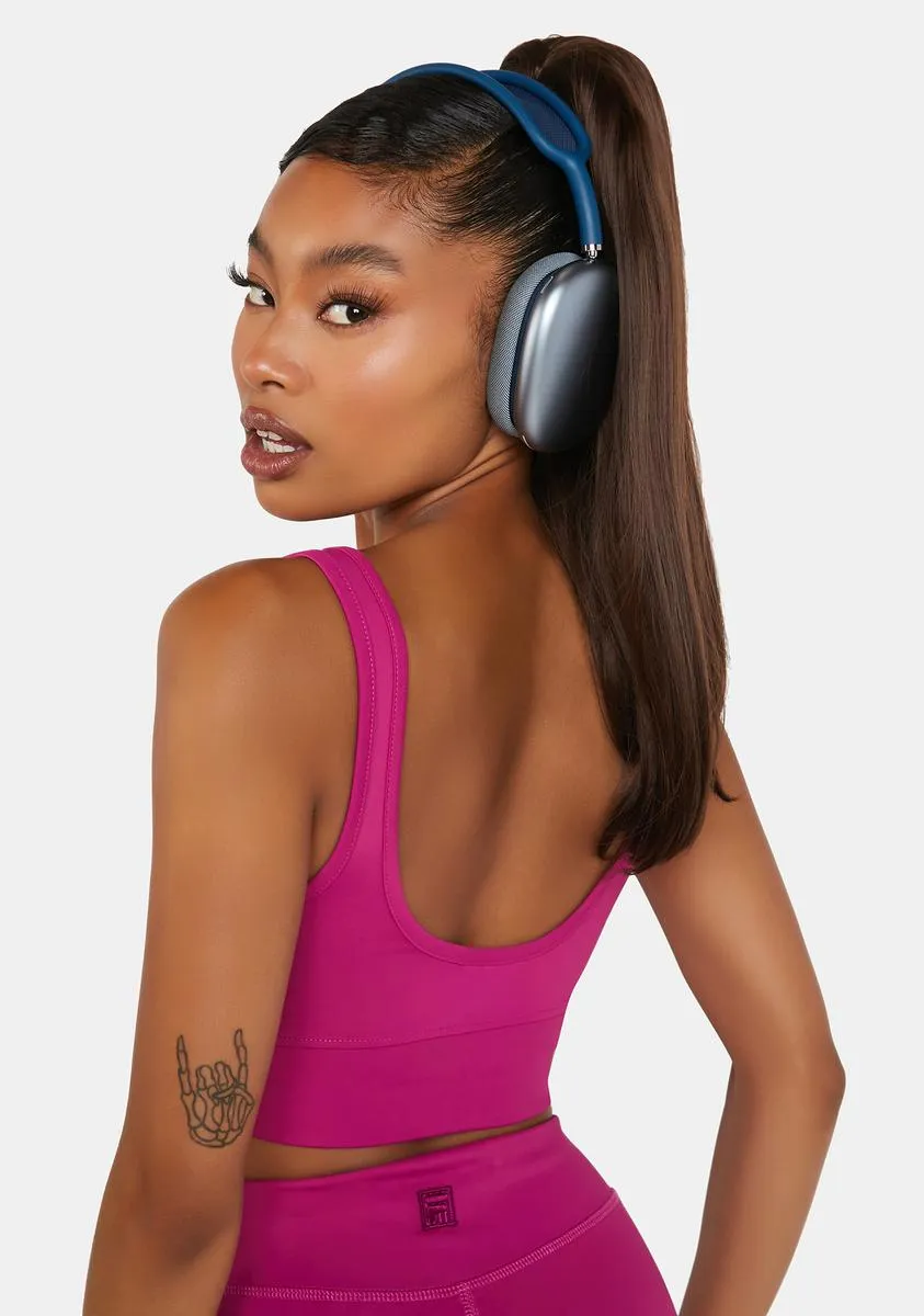 Festival Fuschia Kora Sports Bra sold by Dolls Kill product image thumbnail 4