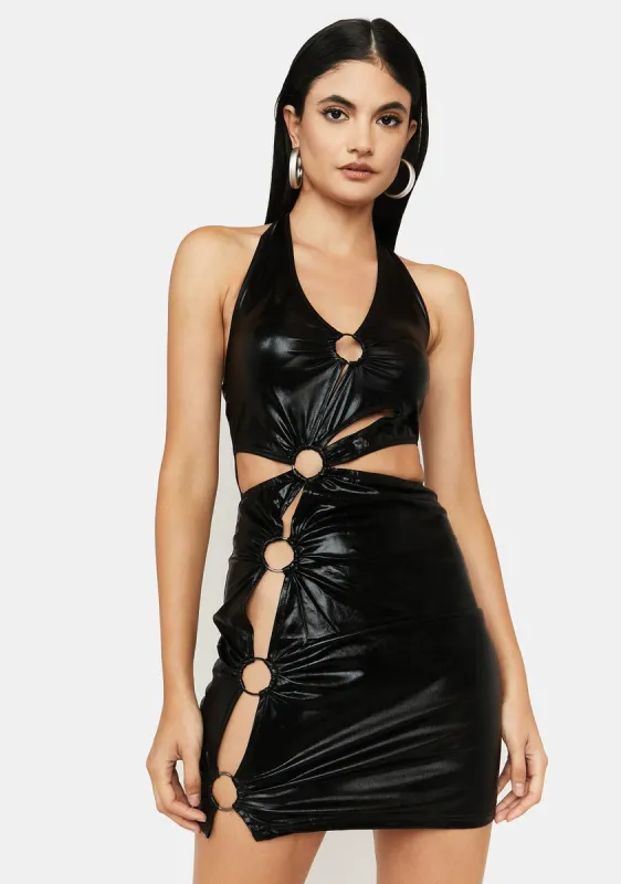 Pitch Dark Way To Celebrate Mini Dress sold by Dolls Kill