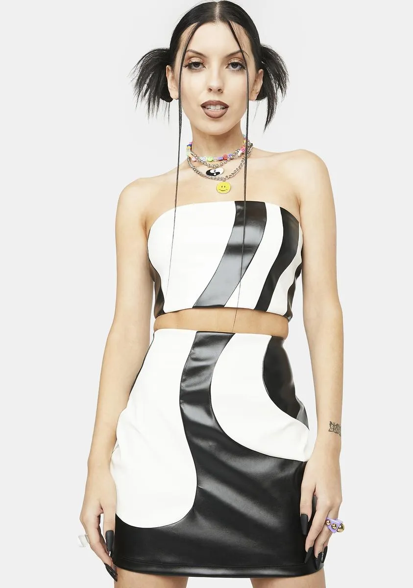 Same Wavelength Skirt Set sold by Dolls Kill