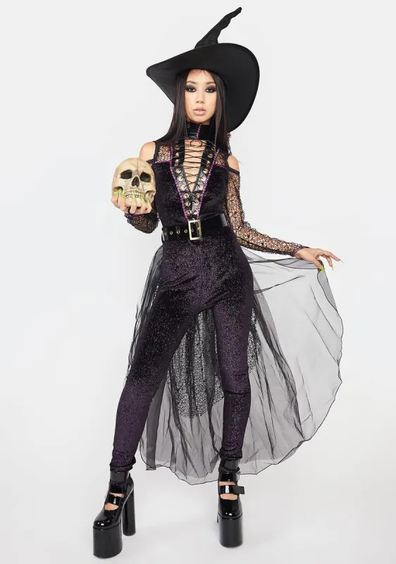 Violet Coven Witch Costume sold by Dolls Kill