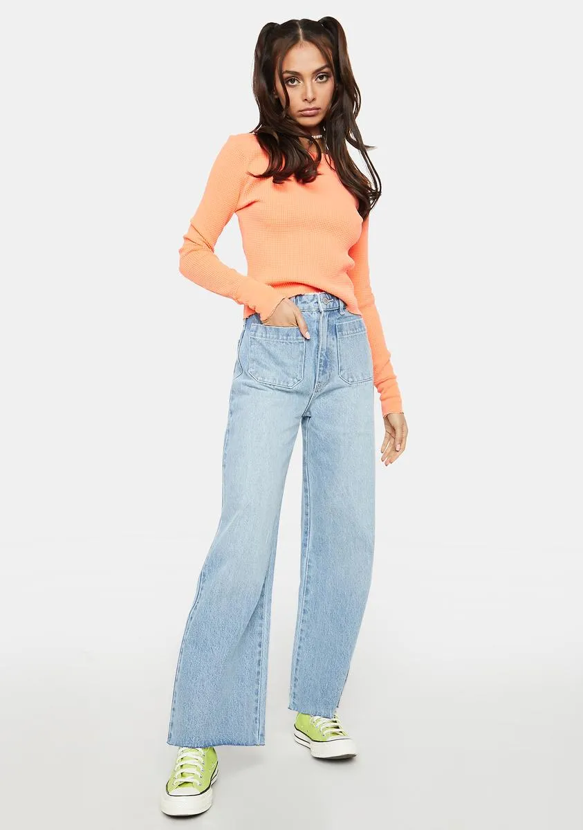 City Bleach Sailor Jeans sold by Dolls Kill product image thumbnail 3