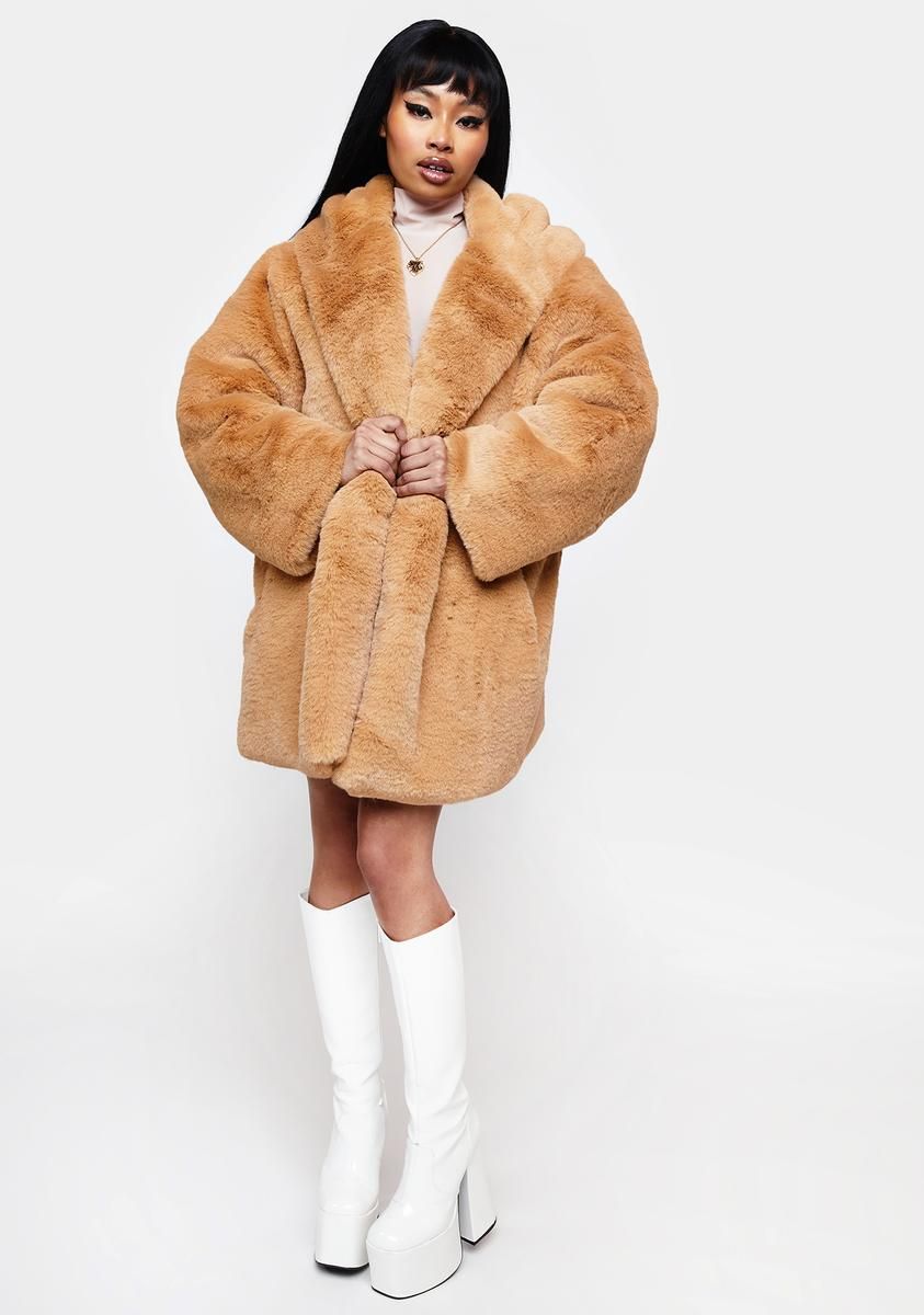Lil Kim Luxury Super Faux Fur Coat sold by Dolls Kill product image thumbnail 3