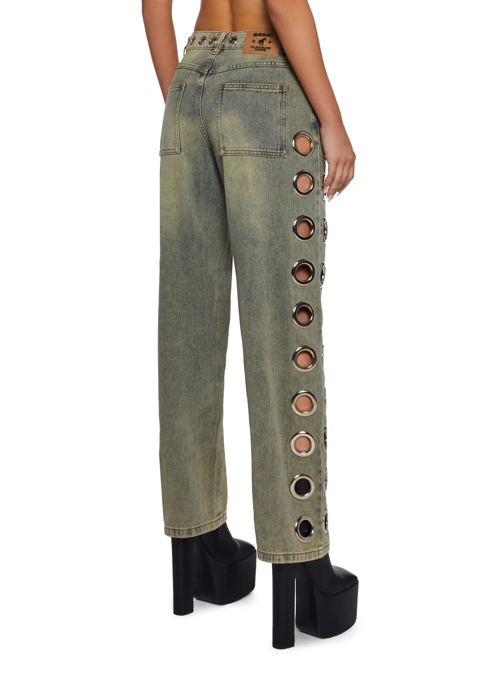 Machina Boyfriend Jeans sold by Dolls Kill product image thumbnail 4