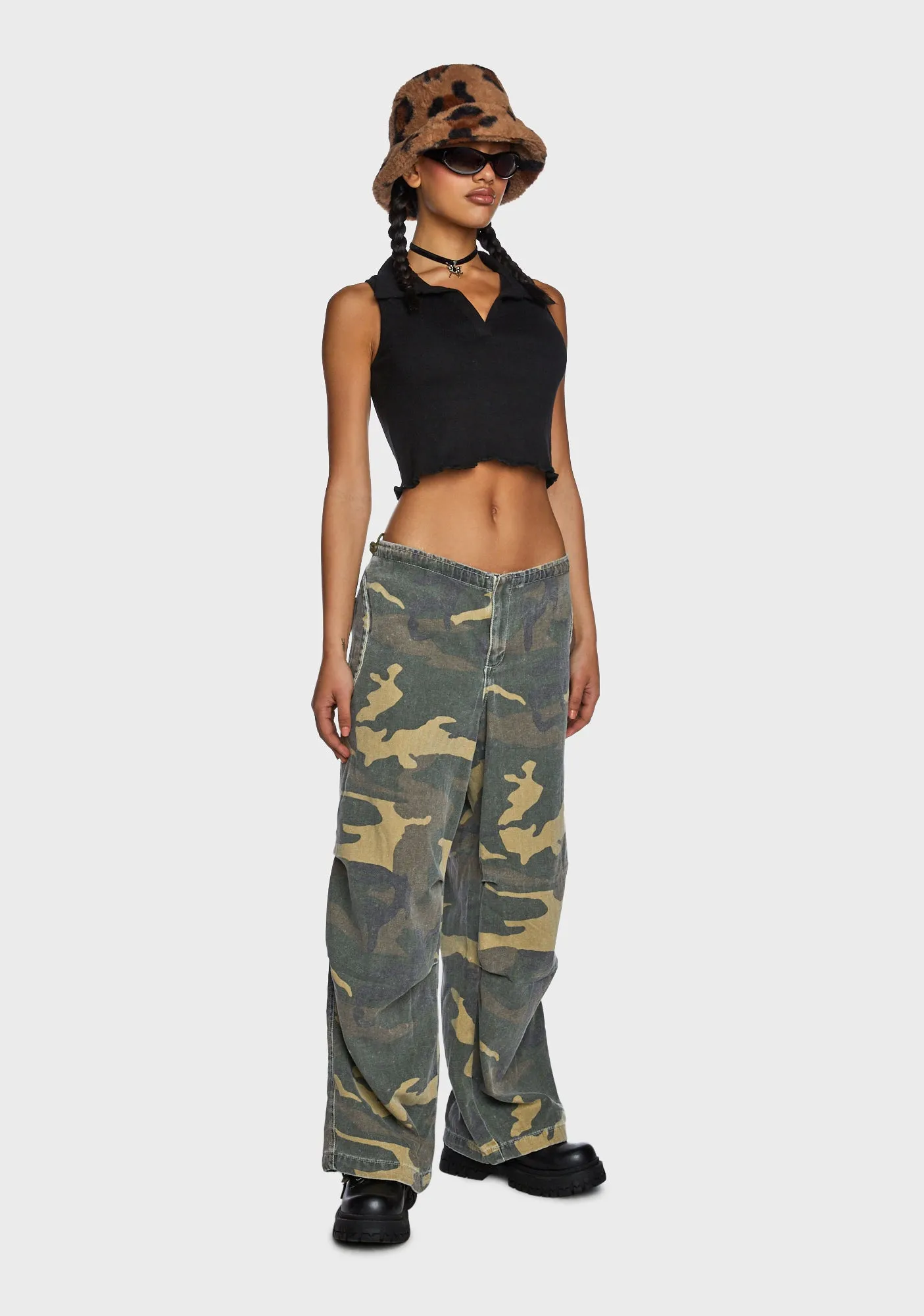 Collared Crop Top sold by Dolls Kill product image thumbnail 5