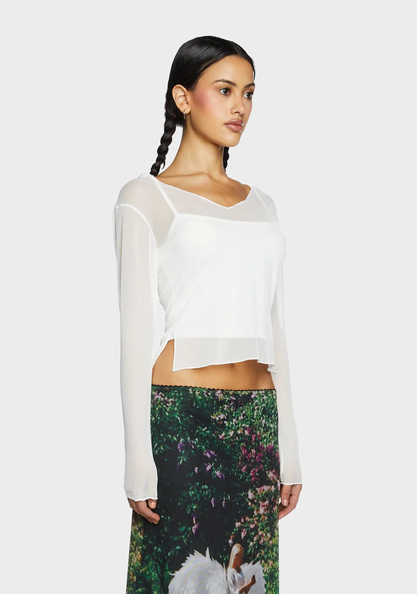 Mesh Layered Top sold by Dolls Kill product image thumbnail 3