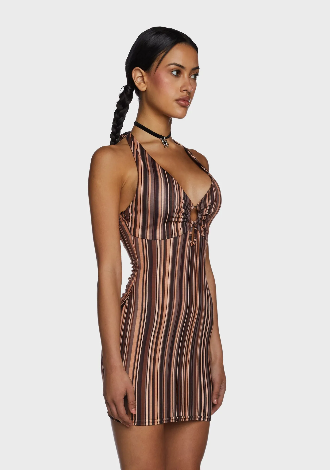 Y2K Halter Mini Dress sold by Dolls Kill product image thumbnail 3
