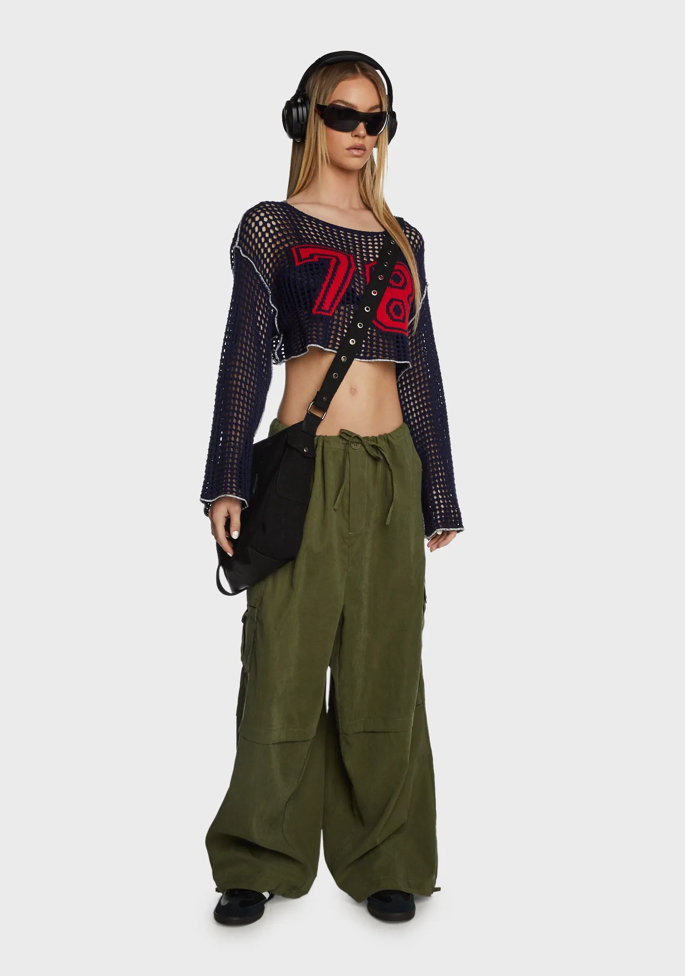 Tanker Combat Parachute Pants sold by Dolls Kill product image thumbnail 3