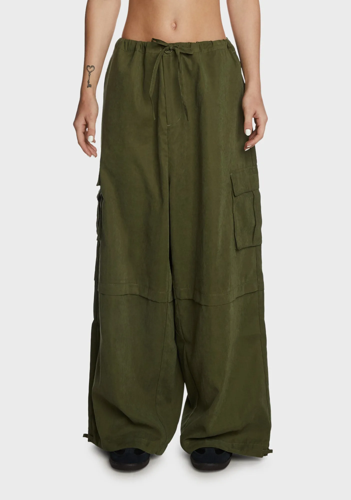 Tanker Combat Parachute Pants sold by Dolls Kill