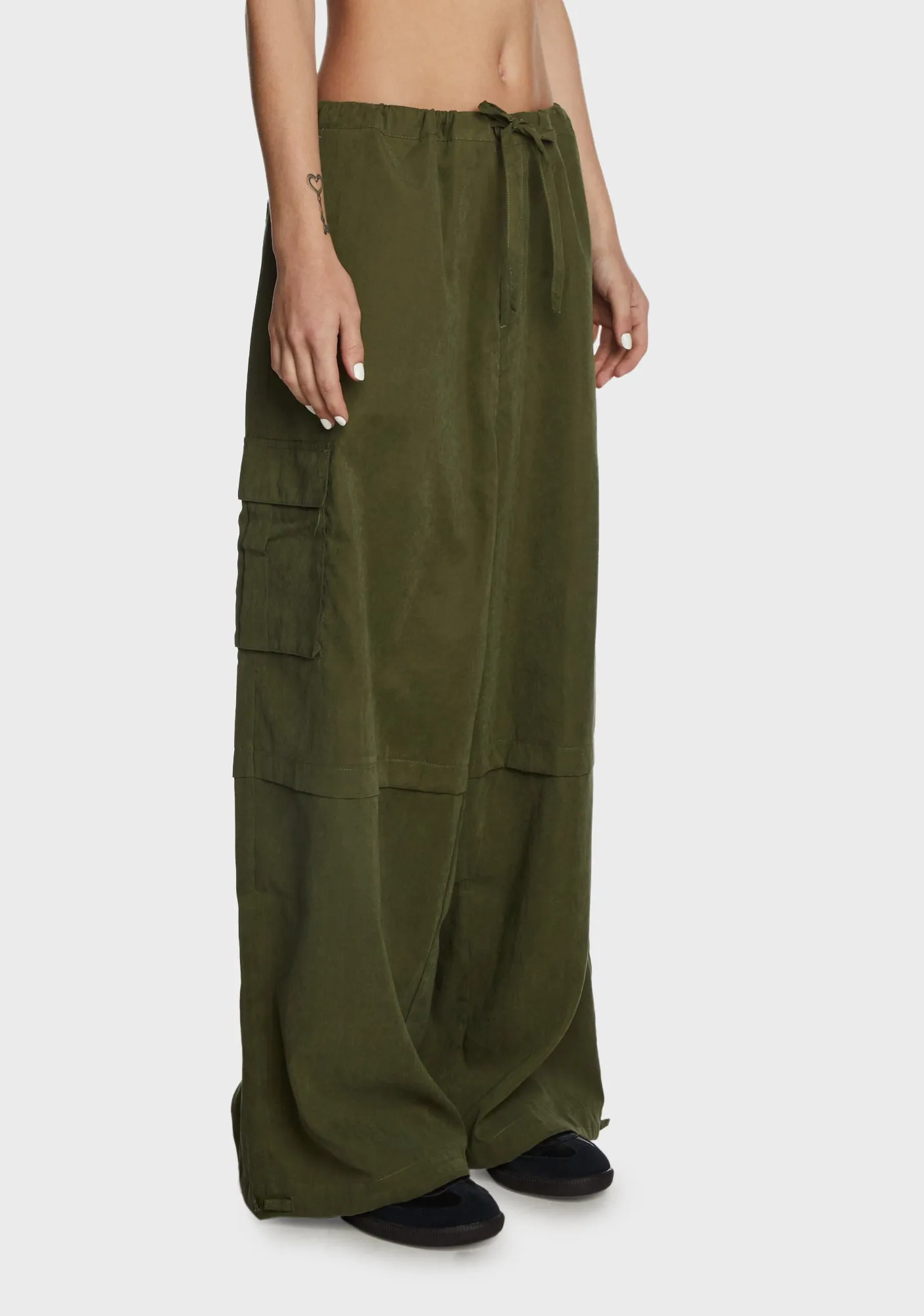 Tanker Combat Parachute Pants sold by Dolls Kill product image thumbnail 4