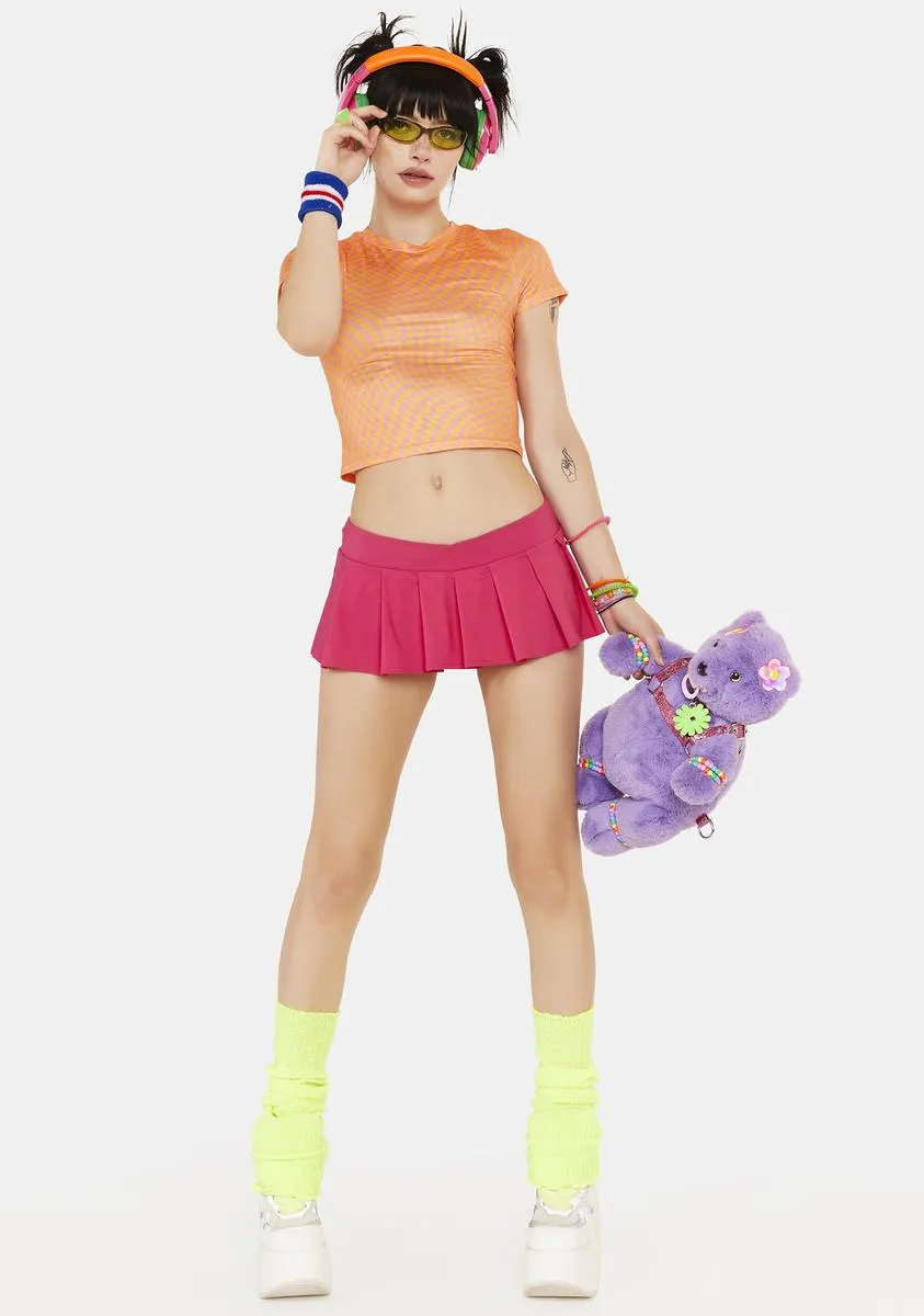 Magenta Fashion Revolt Micro Mini Skirt sold by Dolls Kill product image thumbnail 3