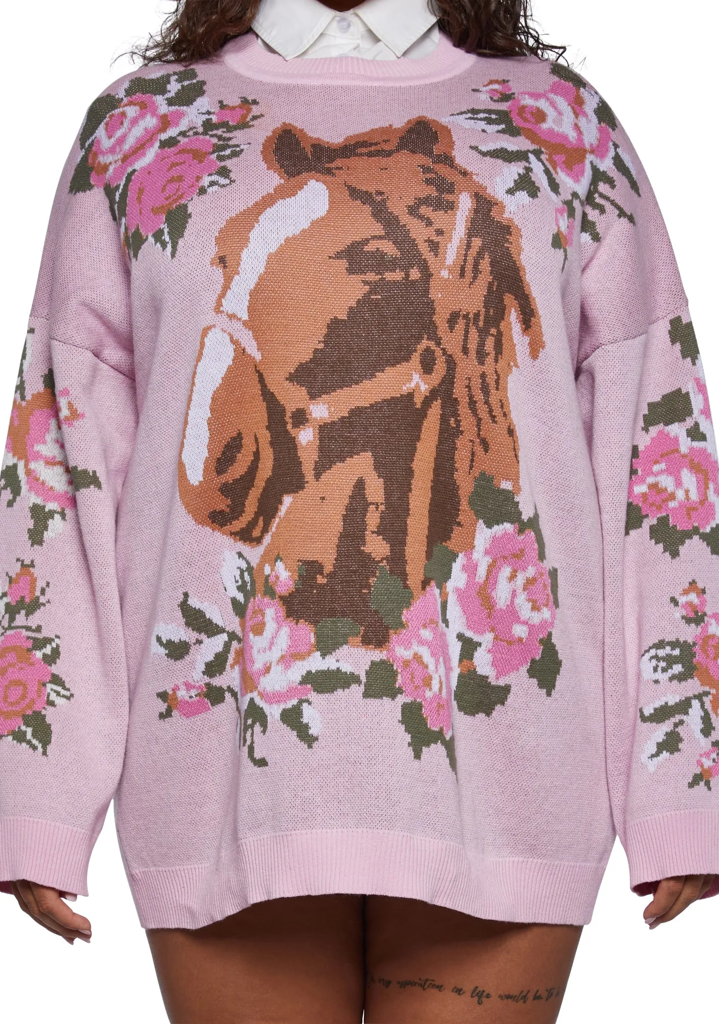 Plus Equestrian Club Oversized Sweater sold by Dolls Kill product image thumbnail 4