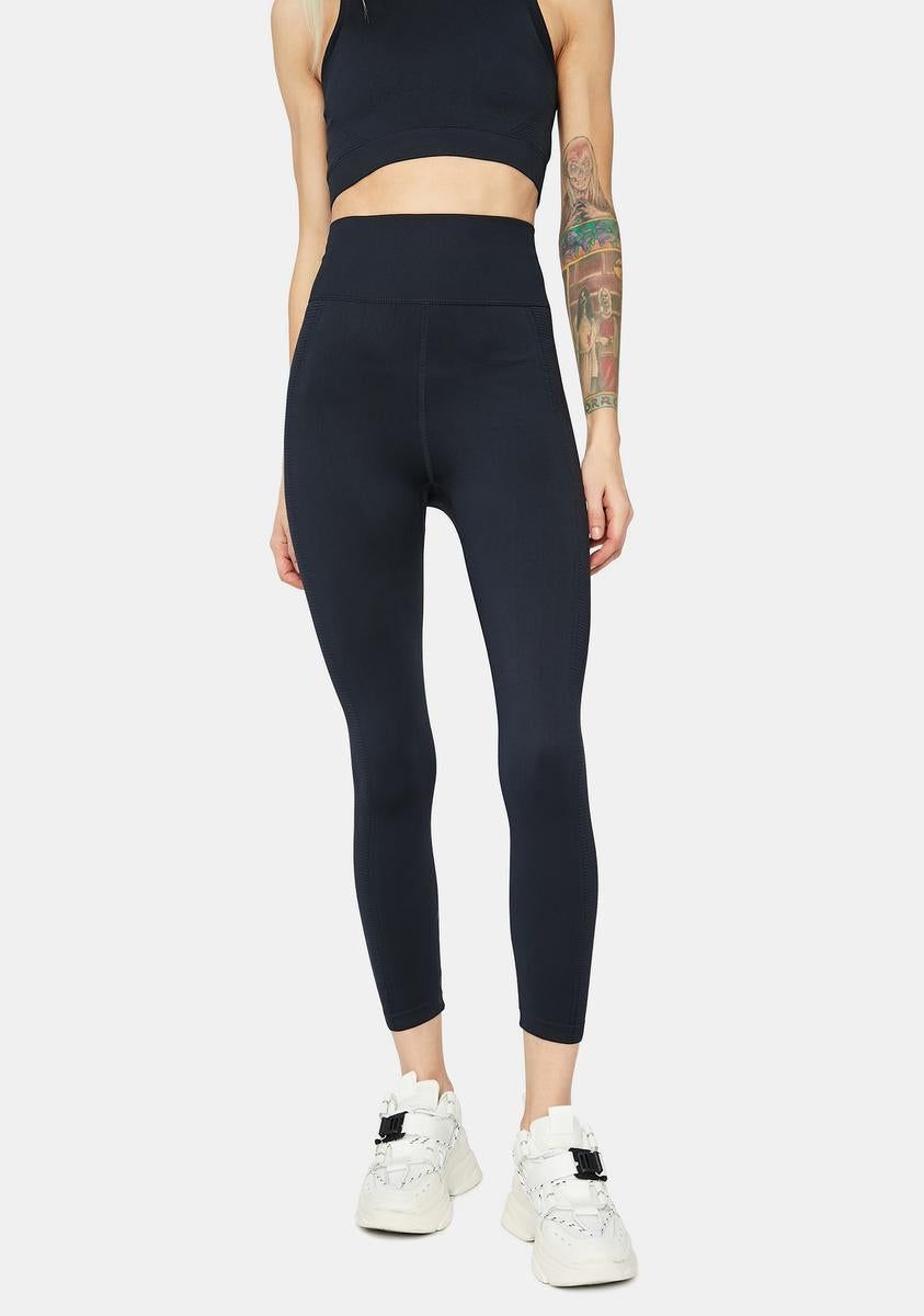 Eyes On The Prize High Waist Leggings sold by Dolls Kill