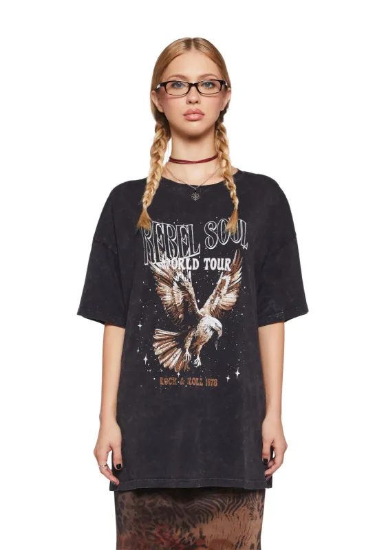 Rebellious Soul Graphic Tee sold by Dolls Kill