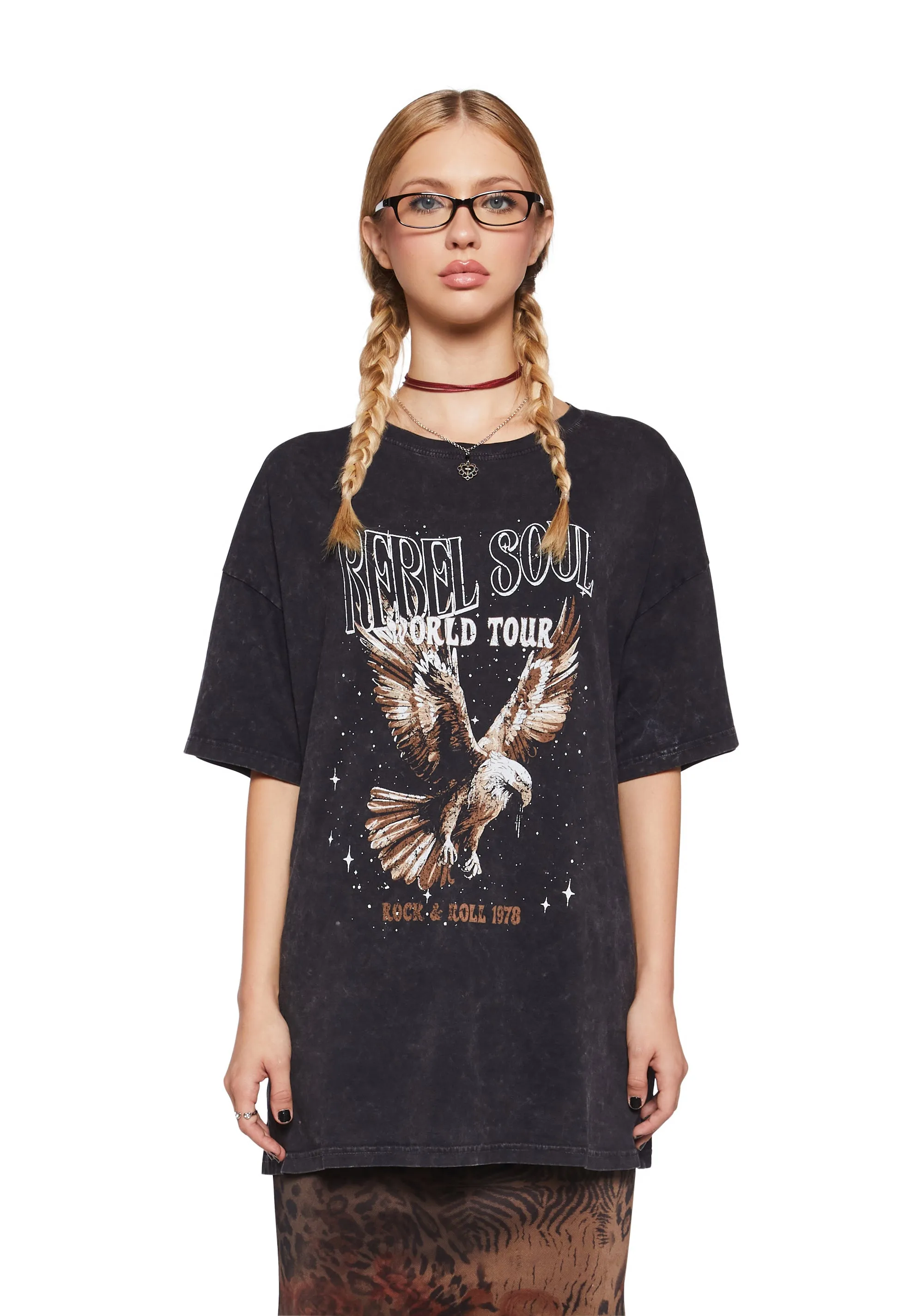 Rebellious Soul Graphic Tee sold by Dolls Kill