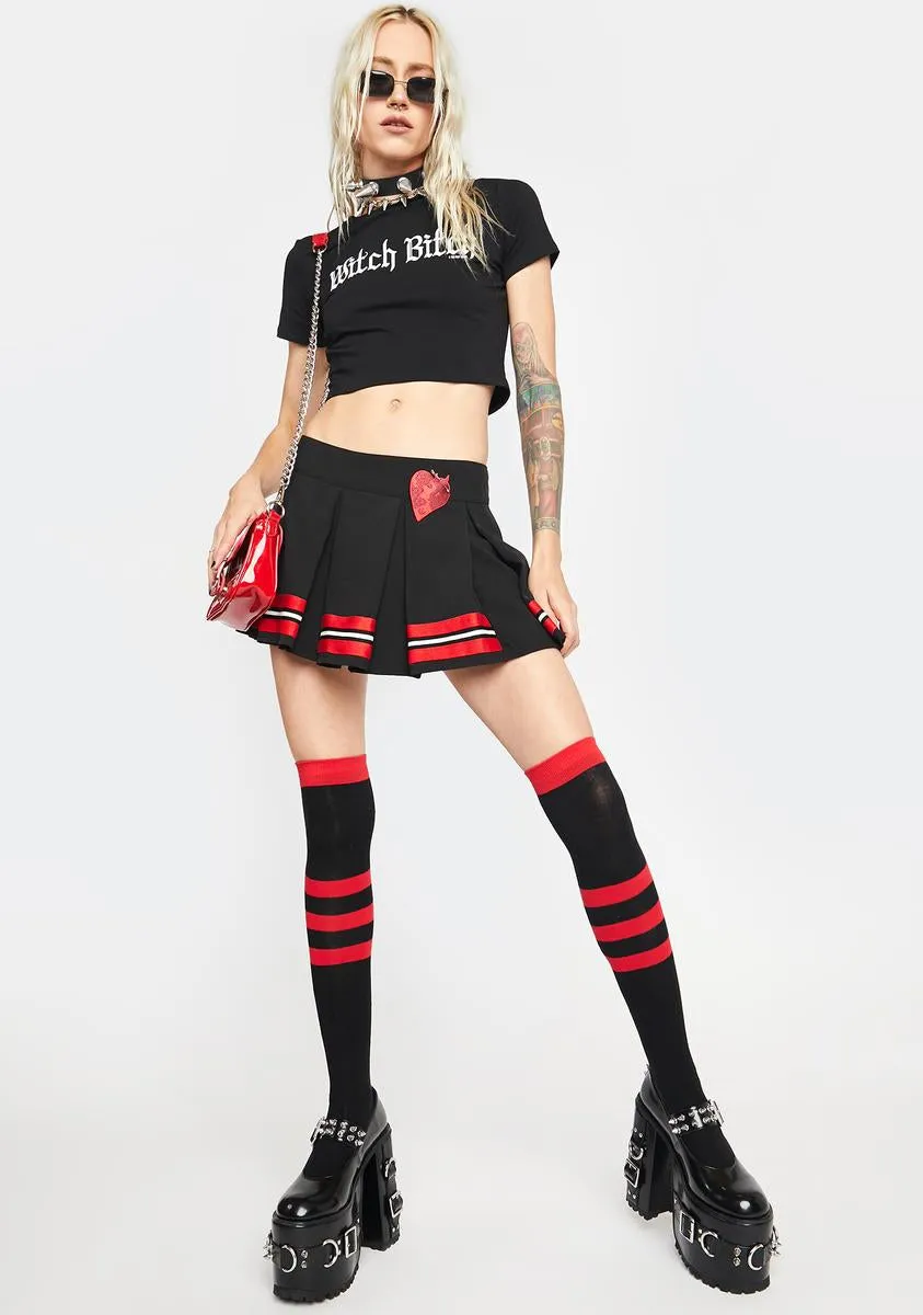 Witch Bitch Crop Top sold by Dolls Kill product image thumbnail 3