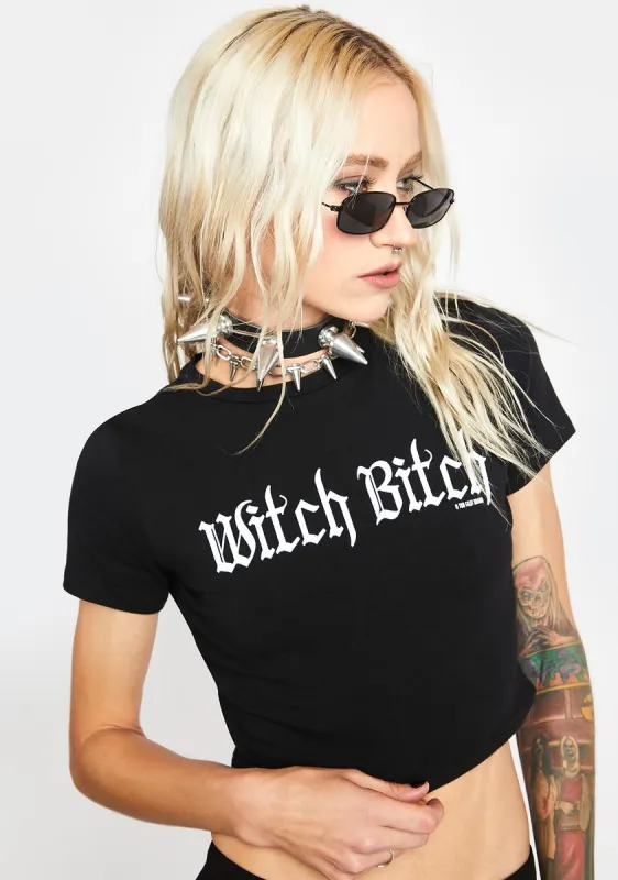 Witch Bitch Crop Top made by Too Fast
