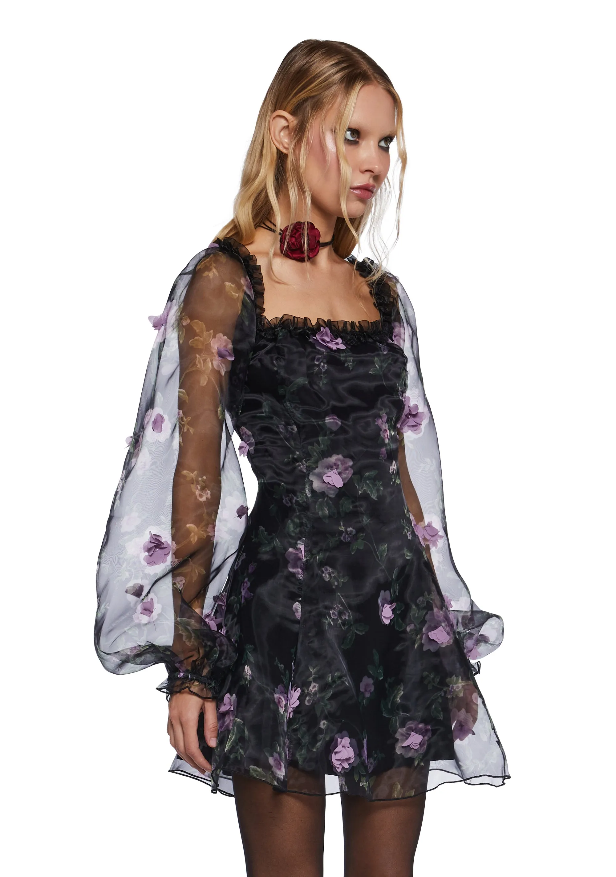 Multiple Proposals Mini Dress - Black sold by Dolls Kill product image thumbnail 3