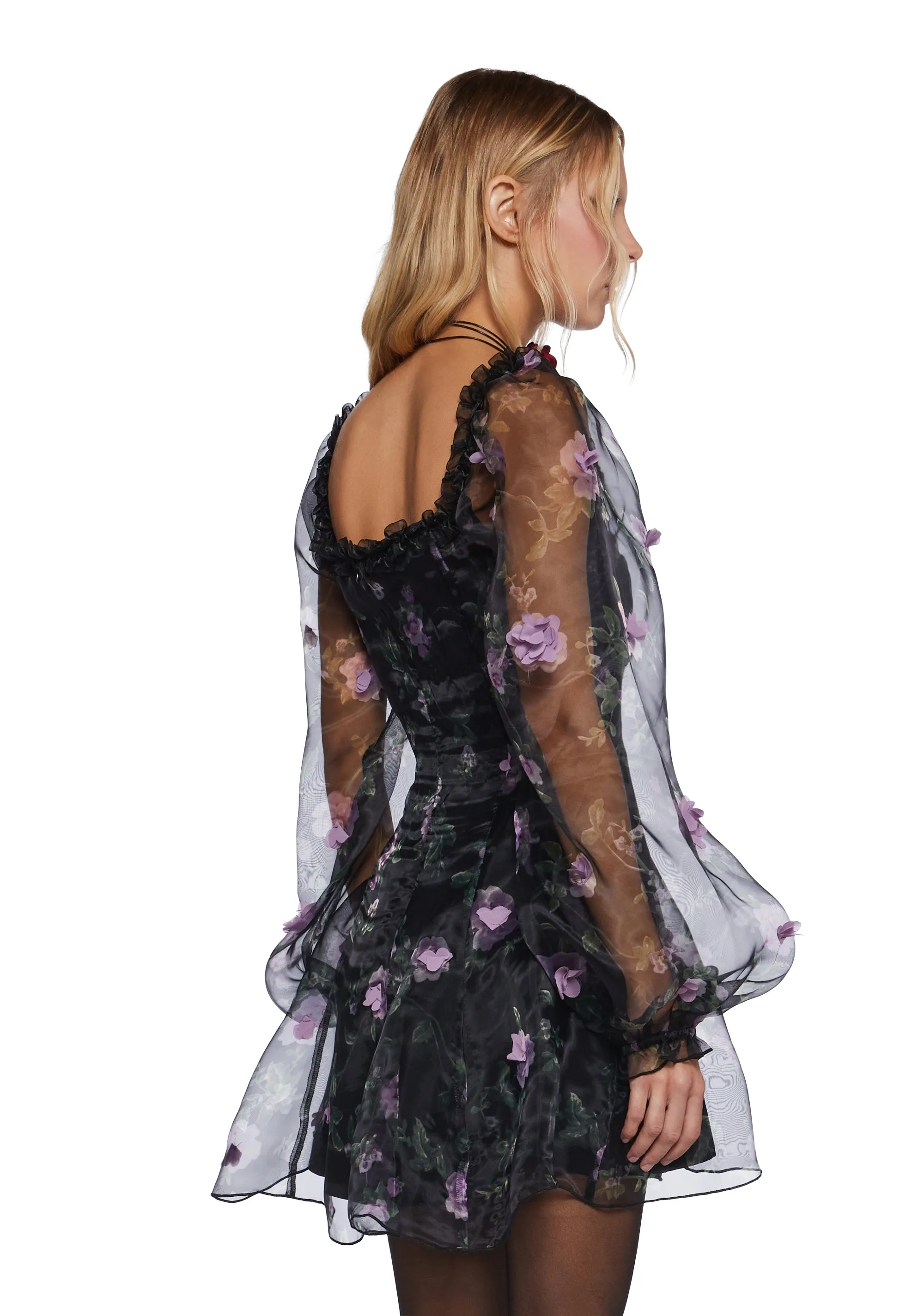 Multiple Proposals Mini Dress - Black sold by Dolls Kill product image thumbnail 4