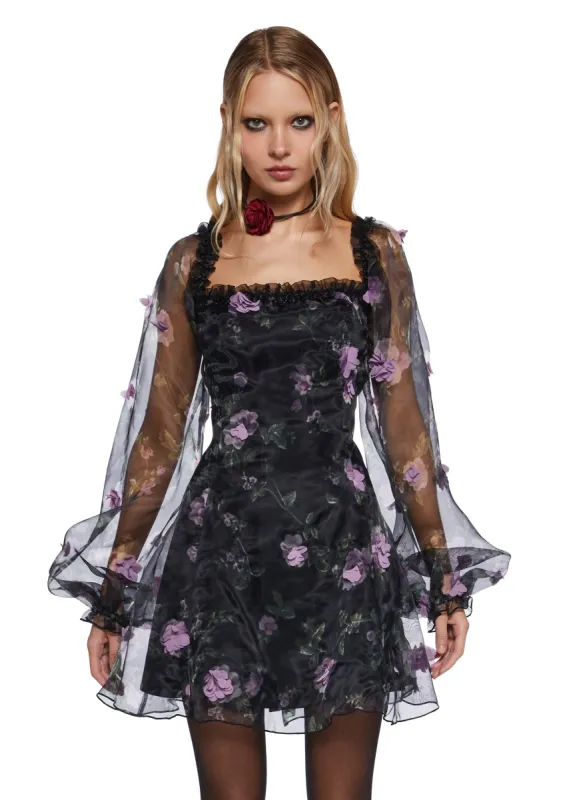 Multiple Proposals Mini Dress - Black sold by Dolls Kill