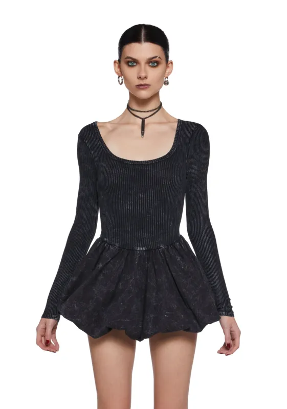 Mixed Music Fit N’ Flare Dress - Black sold by Dolls Kill