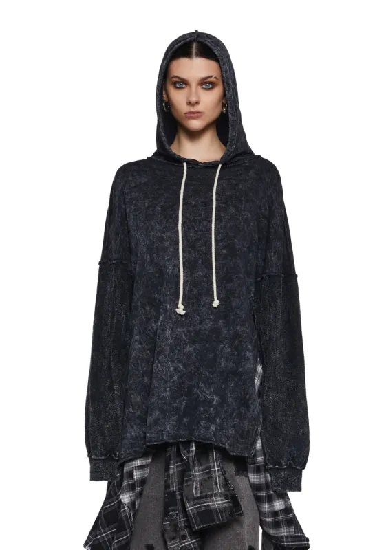 Personal Anthem Washed Hoodie sold by Dolls Kill