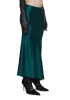 Tragically Divine Satin Midi Skirt sold by Dolls Kill