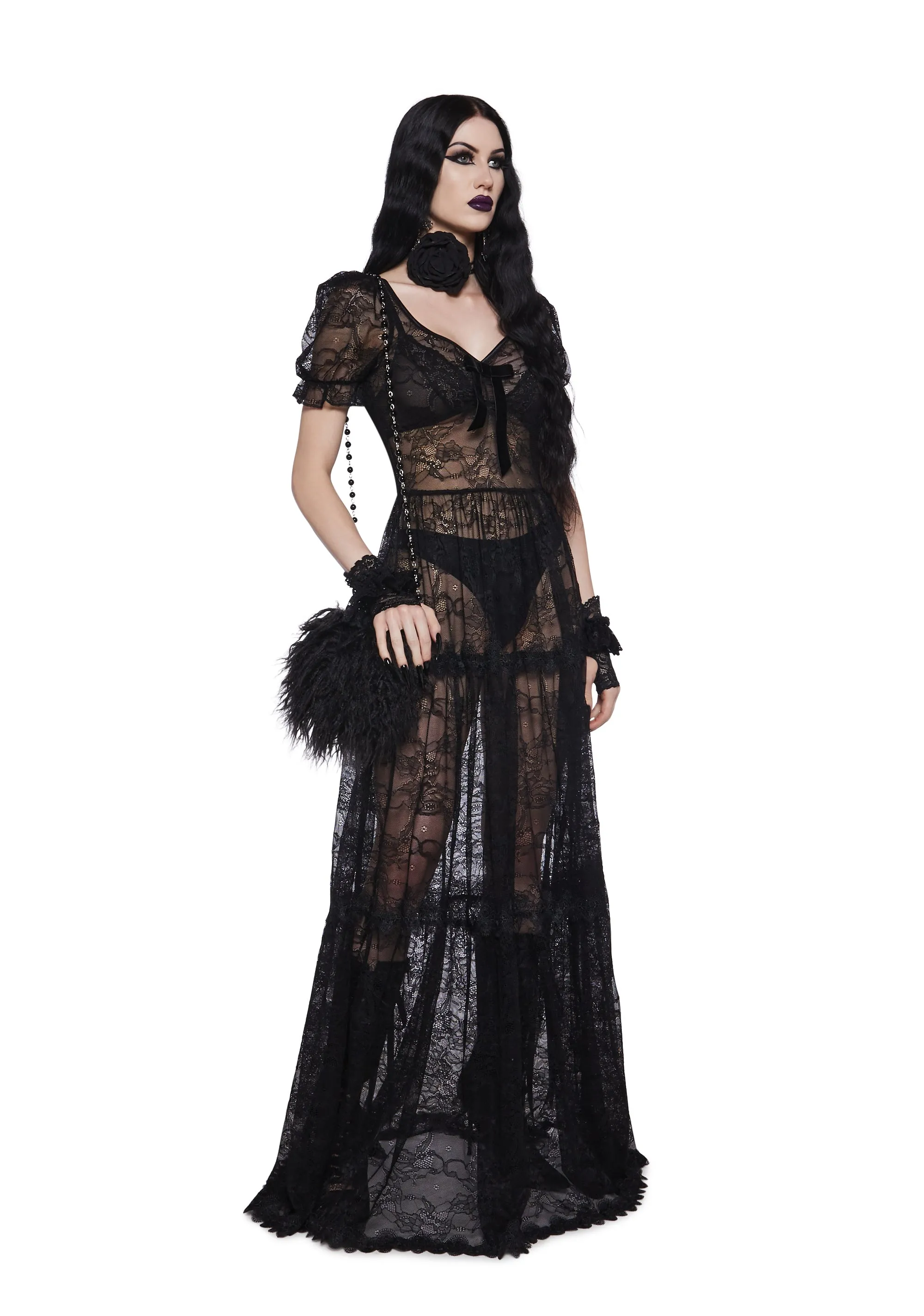 Beautiful Apparition Maxi Dress sold by Dolls Kill product image thumbnail 3