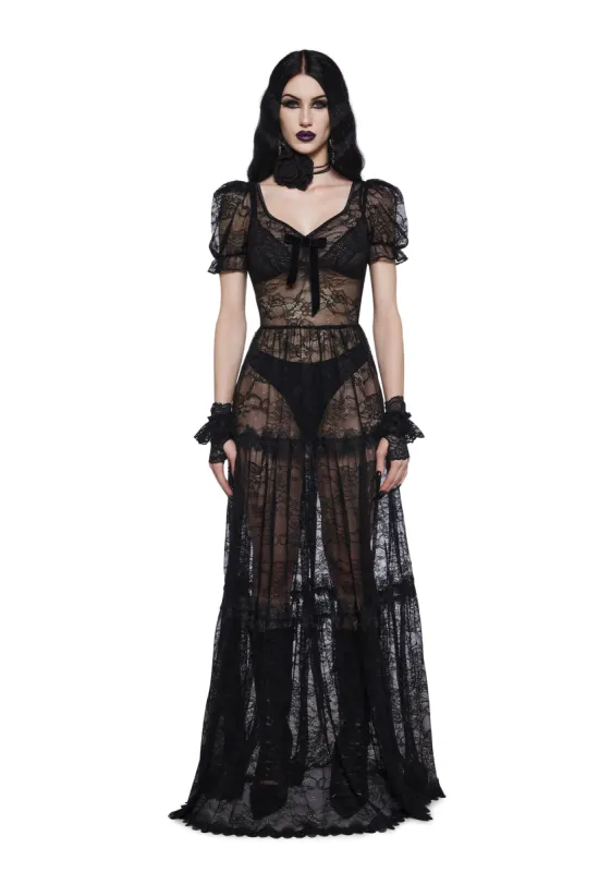 Beautiful Apparition Maxi Dress sold by Dolls Kill