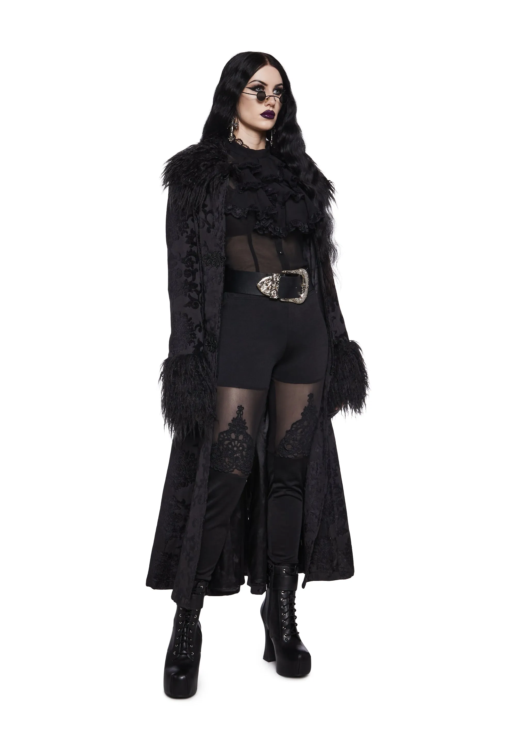 Silent Vigil Mesh Leggings sold by Dolls Kill product image thumbnail 2