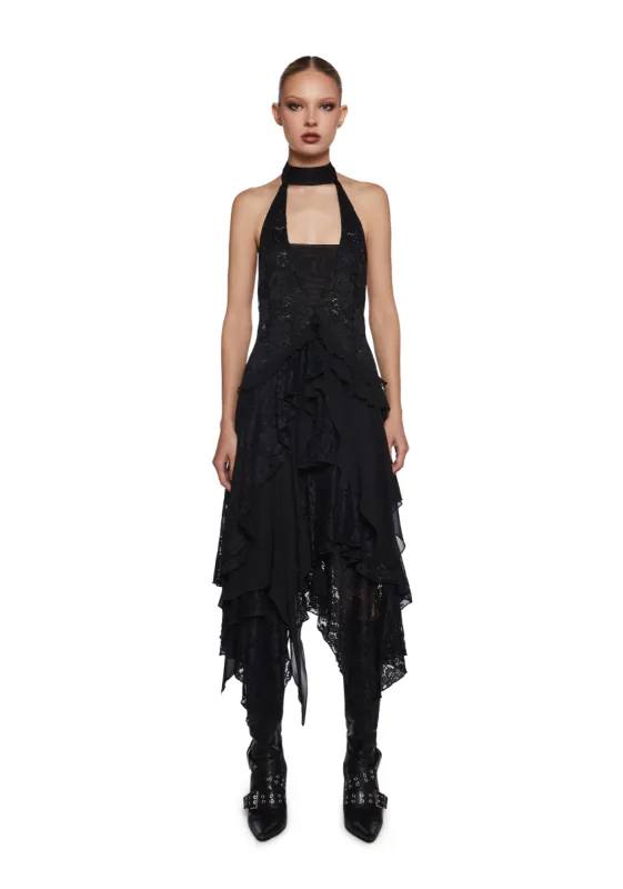 Assertive Beauty Lace Midi Dress sold by Dolls Kill