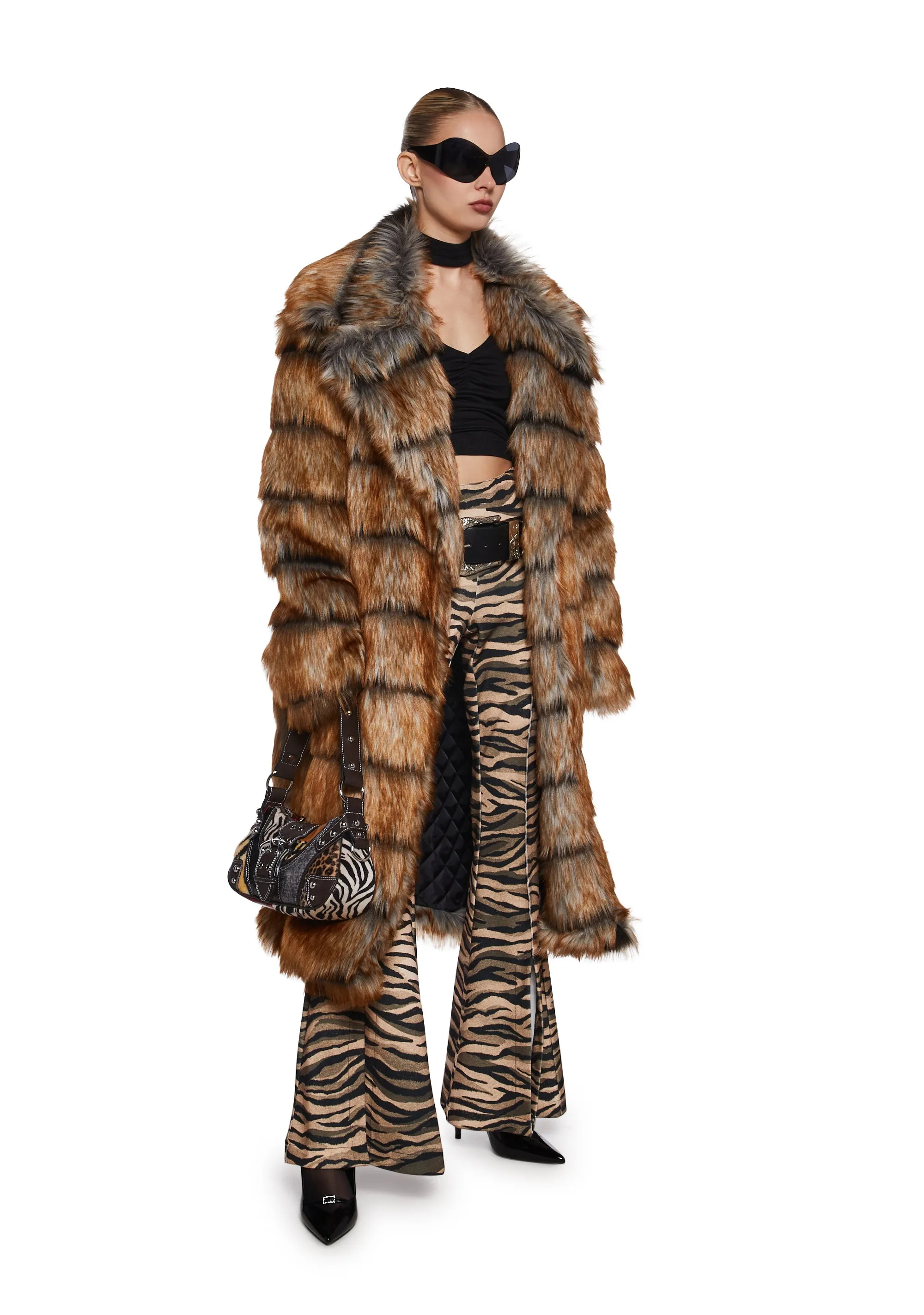 Poise And Power Faux Fur Coat sold by Dolls Kill product image thumbnail 5