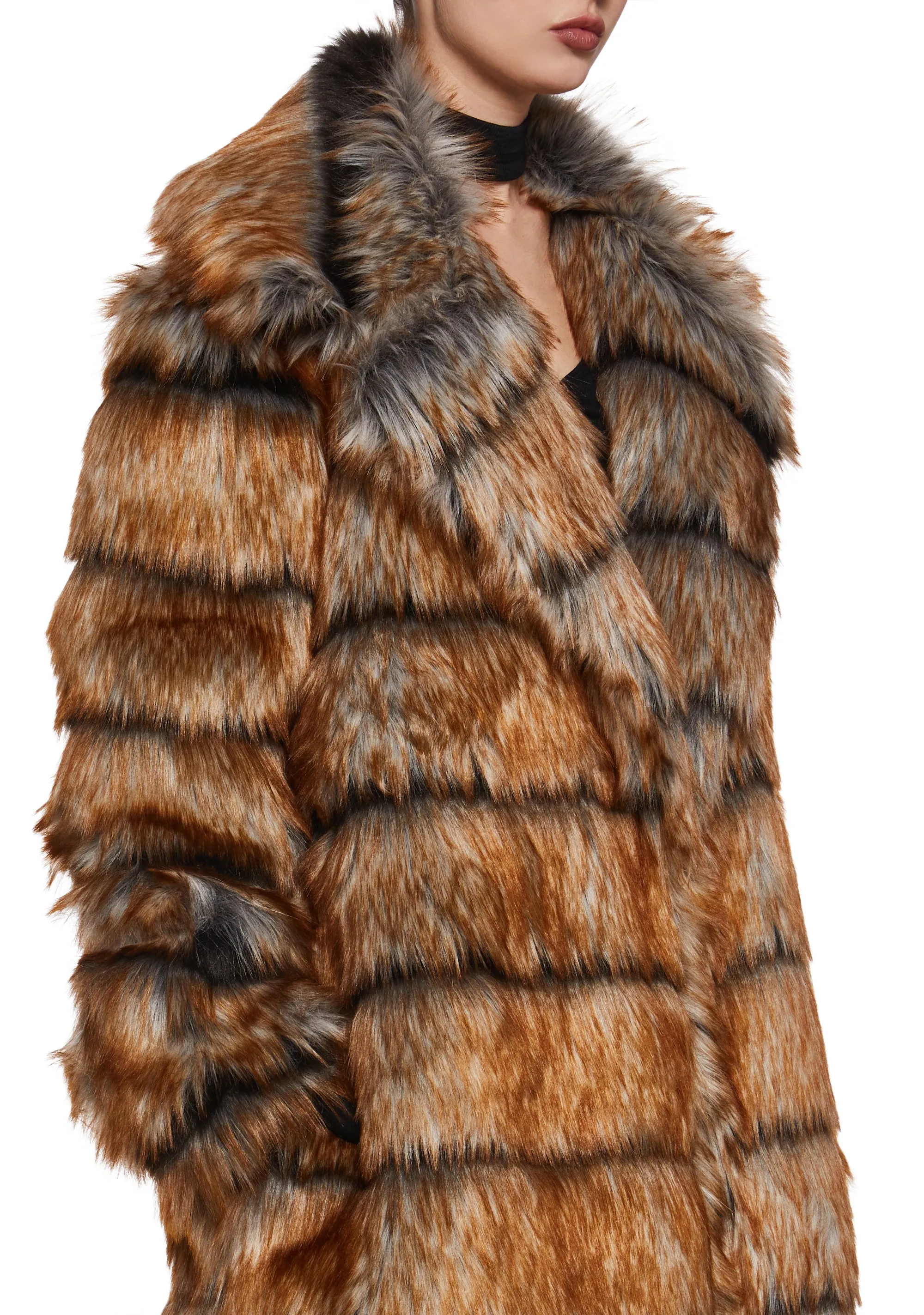Poise And Power Faux Fur Coat sold by Dolls Kill product image thumbnail 2
