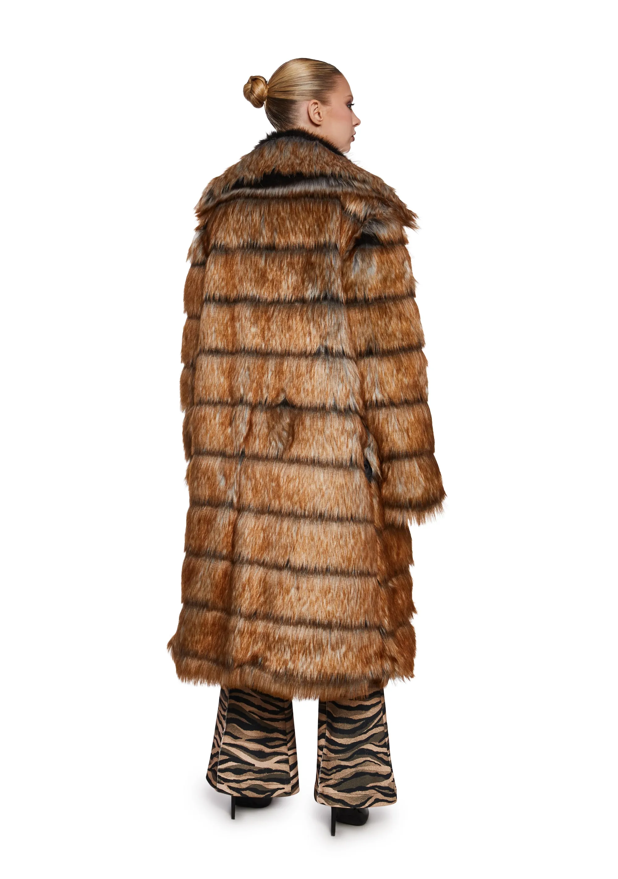 Poise And Power Faux Fur Coat sold by Dolls Kill product image thumbnail 4