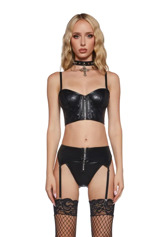 Rogue Romance Lingerie Set sold by Dolls Kill