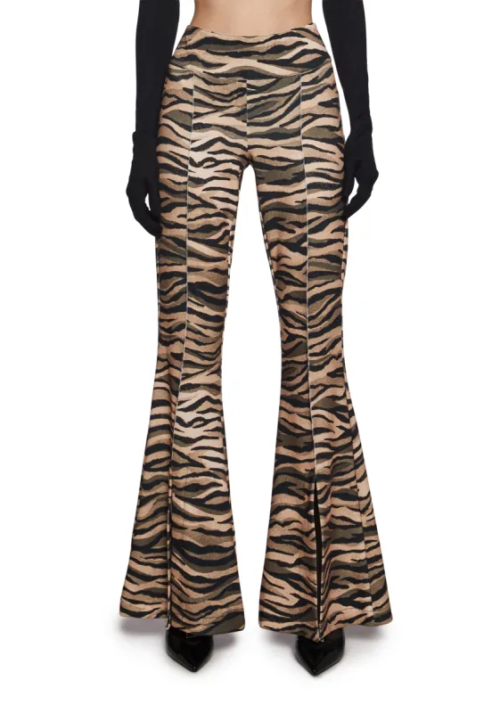 Savage Sophistication Flare Pants sold by Dolls Kill