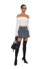 Hold Me Now Off The Shoulder Top - White sold by Dolls Kill
